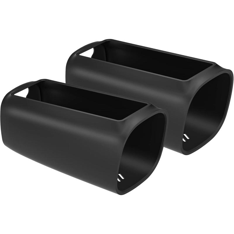 Silicone Cover Skins, for EufyCam S330 (EufyCam 3) - 2 Pack,Black