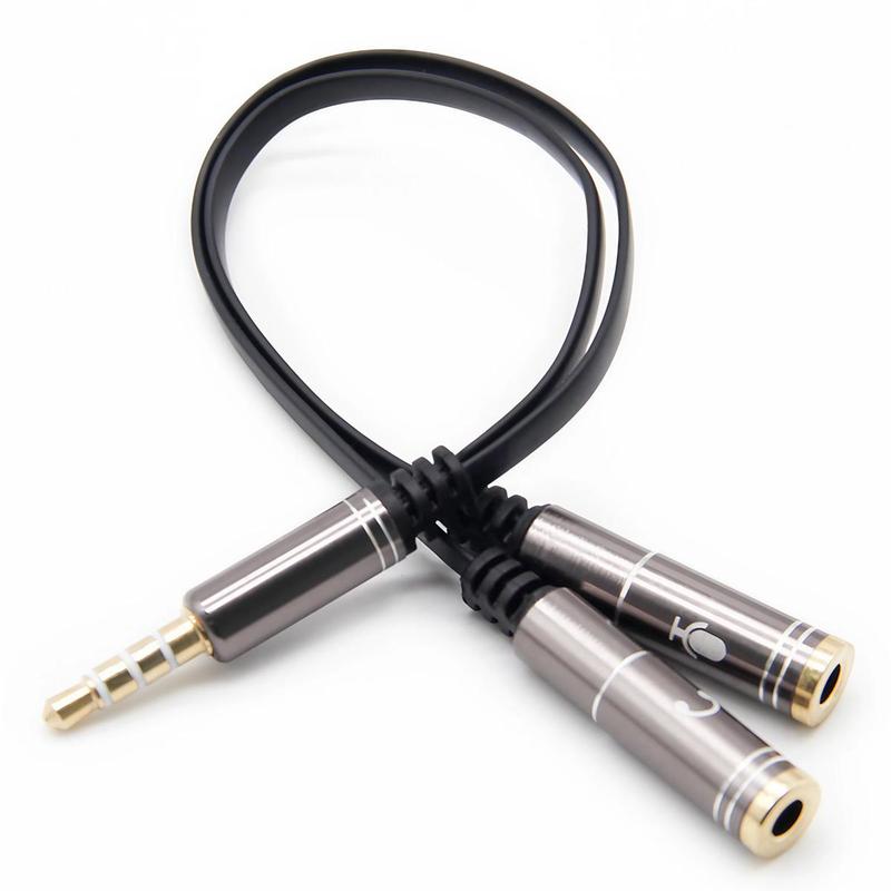 3.5mm Audio Splitter Cable, Stylish Design Audio Splitter Cable, Portable Phone Accessories for Smart Devices