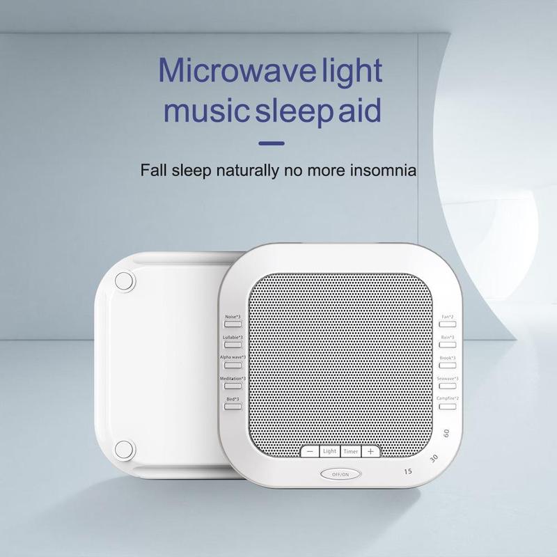 Portable Sleep Sound Machine, 1 Count Rechargeable White Noise Machine with 28 Non Looping Natural Soothing Sounds, for Baby Kids Adults