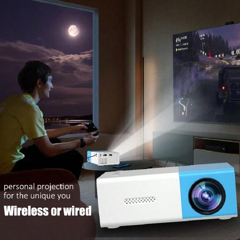 1080P HD Projector, WiFi Bluetooth Projectors,High Definition Mini Projector, Outdoor Projector Built-In Speaker, USB Interface And Remote Control, Compatible With Smartphones,HDMI, USB, Laptop, iOS & Android Phone