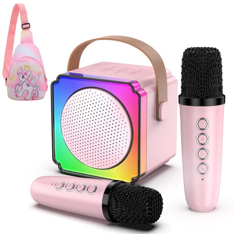 Wireless Mini Karaoke Machine with Microphone for Family Fun