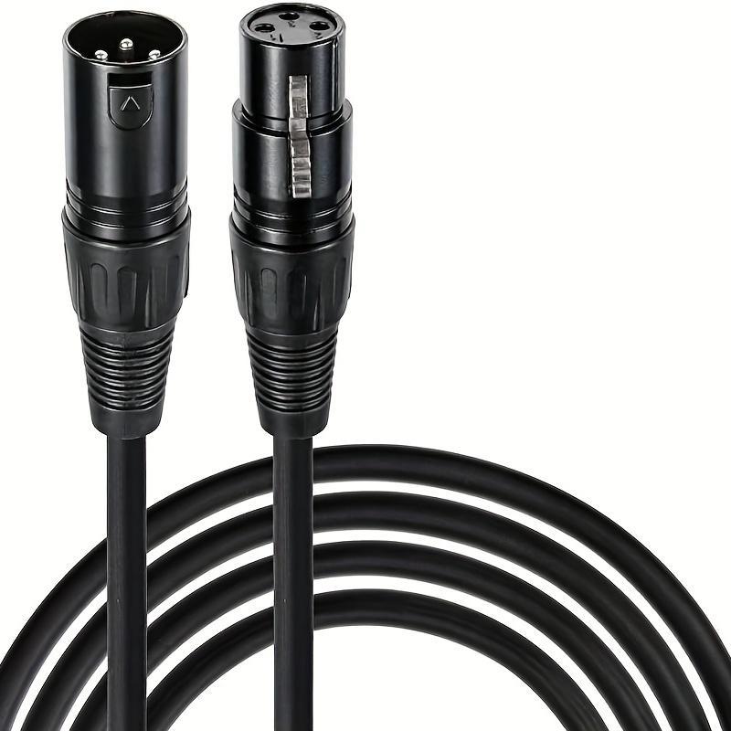 Balanced XLR Patch Cords, 3 6 10 15ft Microphone Cables, Shielded Microphone Cable for Studio Recording and Live Production, Christmas Gift