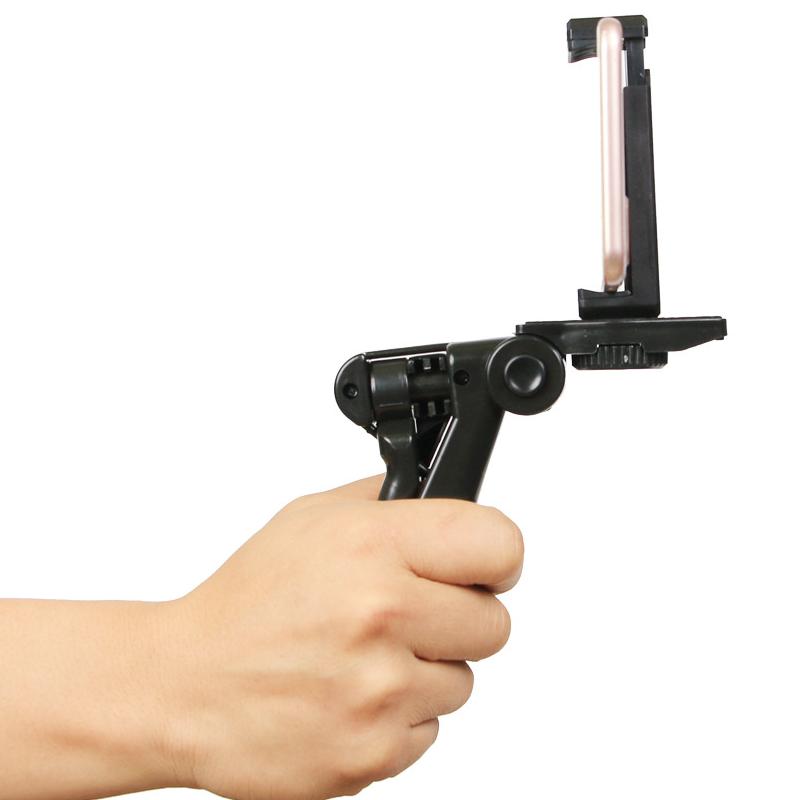 New Mini Tripod Handheld Tripie Selfie Stick Handle Stabilizer for Gopro Action Camera Holder Stand for iPhone Samsung Xiaomi Smartphone Cellphone