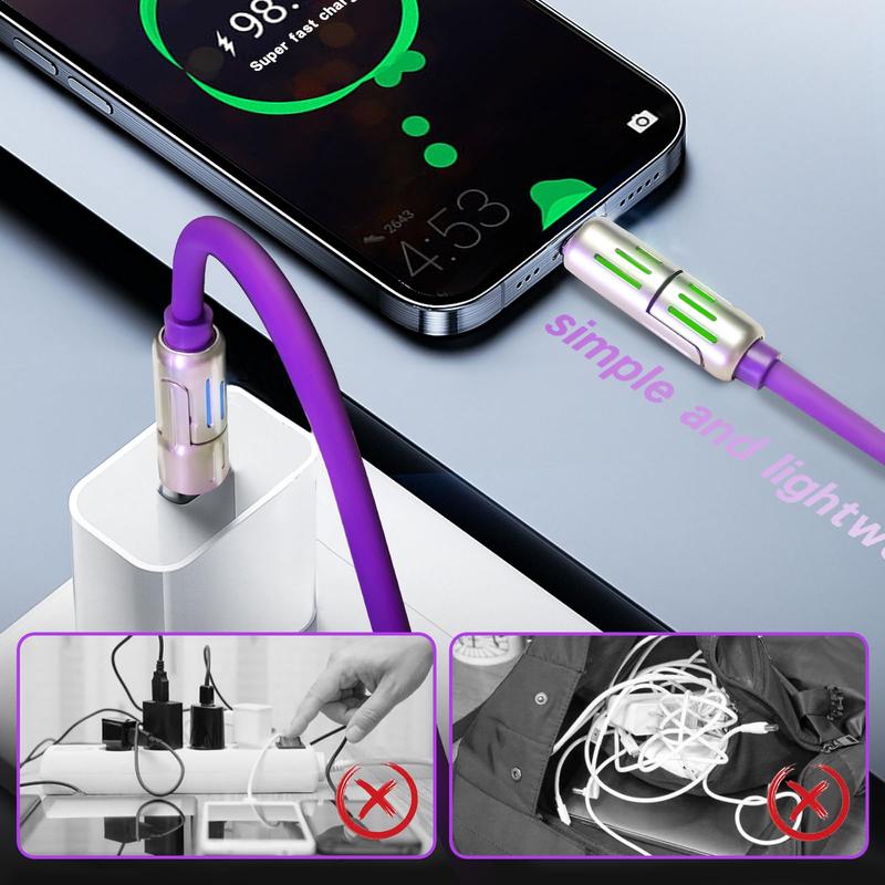 multi-charging cable 4-in-1 USB FastCharging Cable-240W Power for MostPhones & Laptops, One Cable for AlYour Charging Needs