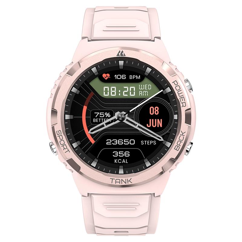 KOSPET S1 Smartwatch, Calls, Health & Menstrual Track, Long Battery Life, 50M Waterproof, AMOLED Display, Music Player, Android & iOS