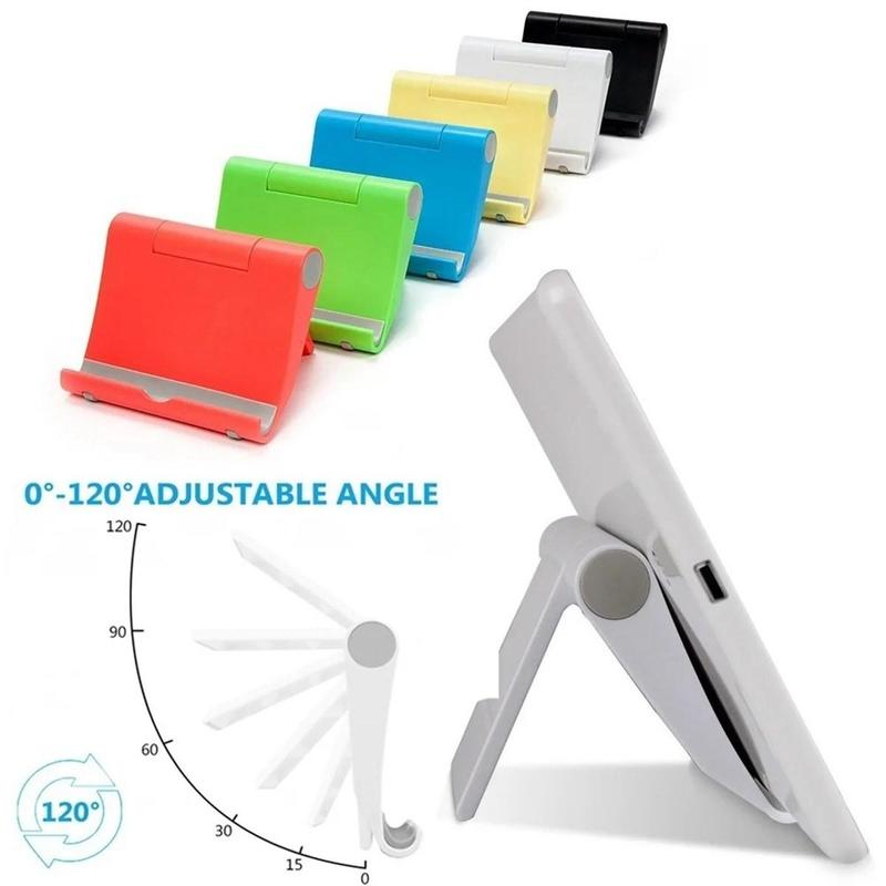 Adjustable Angle Tablet Holder, Portable Desktop Cellphone Stand, Universal Tablet & Computer Accessories for Home & Office