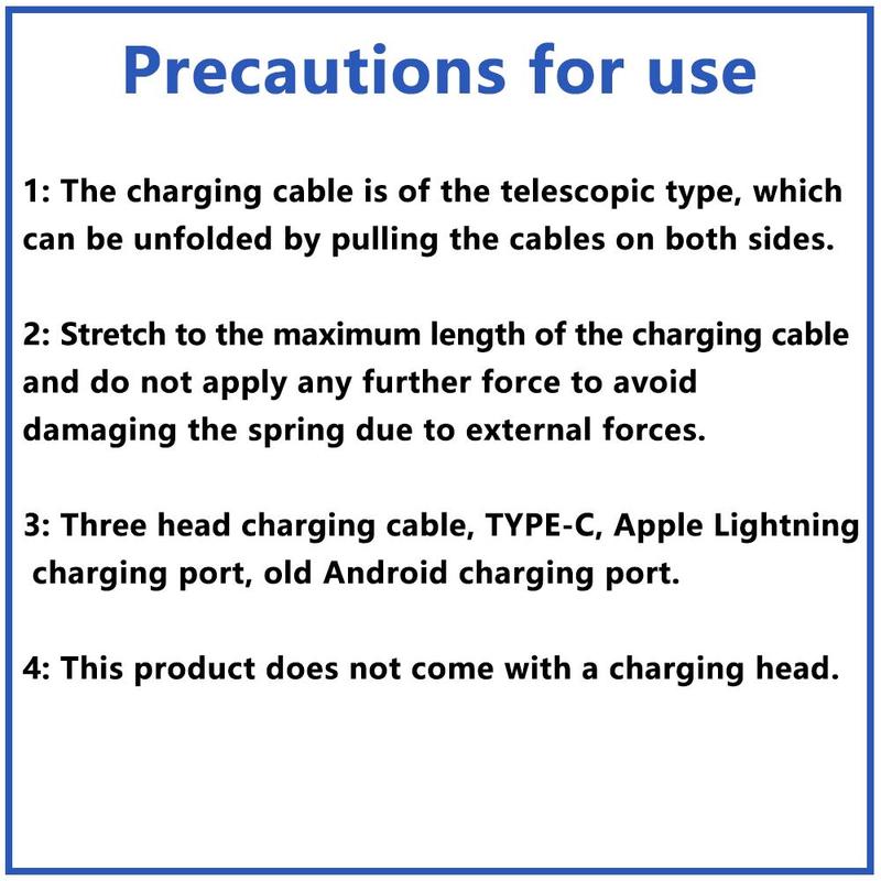 66W Fast Charging 3 in 1 USB Cable, Type C Scalability Cable for iOS Android, Multifunctional Micro USB Data Cable, Car Charging Cable