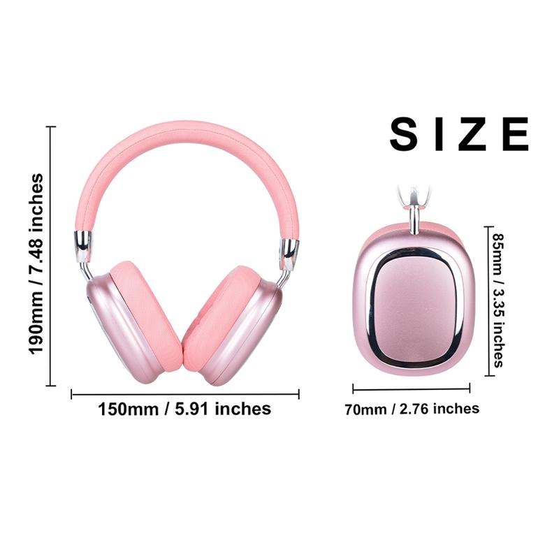 Christmas Gift,Wireless Headphones with Built-in Microphone Electronic Audio Earbuds Wireless Noise Cancellation Headphones Foldable Gaming Headset for PhonesComputers,MP3, Fun Summer Gift,Wireless Earbuds