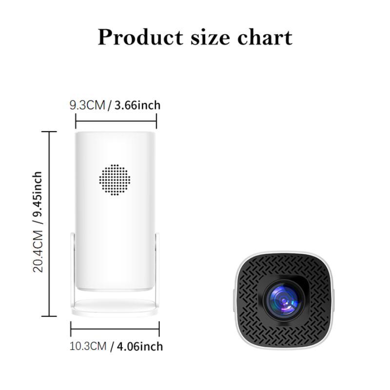 Portable Home Projector, HD Projector, USB & WiFi Projector, Suitable for Various Scenarios