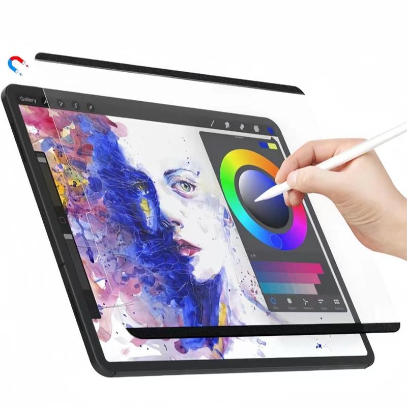 Magnetic Detachable Tablet Screen Protector, 1 Count Reusable Paper-Like Matte Screen Protector, Tablet Screen Protector for iPad