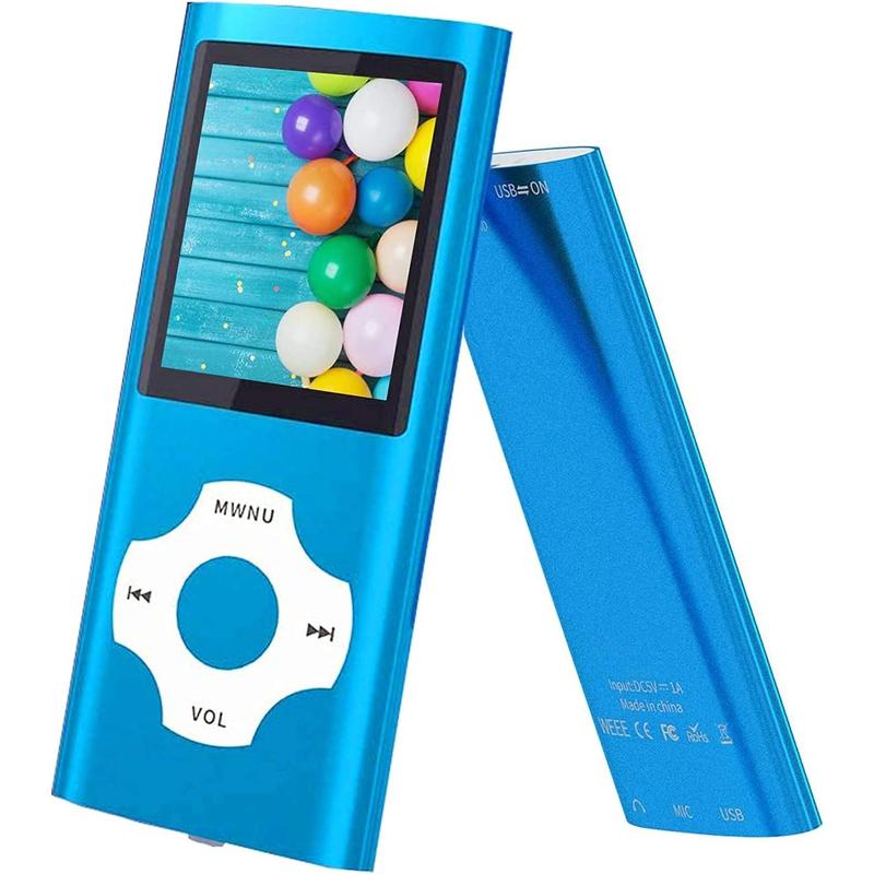 MP3 Player   MP4 Player, Hotechs MP3 Music Player with 32GB Memory SD Card Slim Classic Digital LCD 1.82'' Screen Mini USB Port with FM Radio, Voice Record