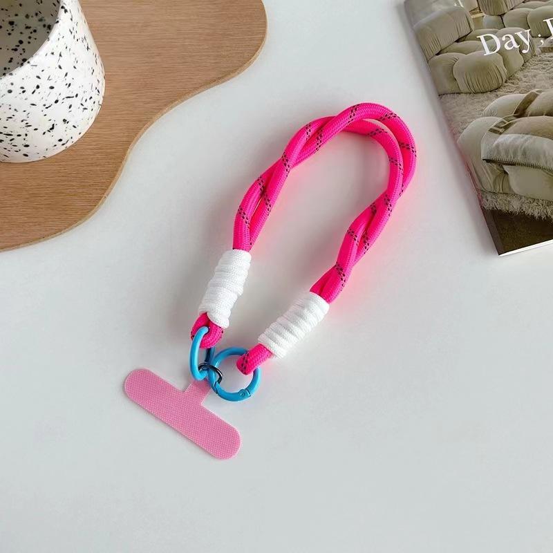 Portable Twisted Rope Phone Lanyard, Anti-lost Phone Strap, Fashionable and Sturdy Wrist Strap, Mobile Phone Case Lanyard, Phone Pendant, Phone Accessories