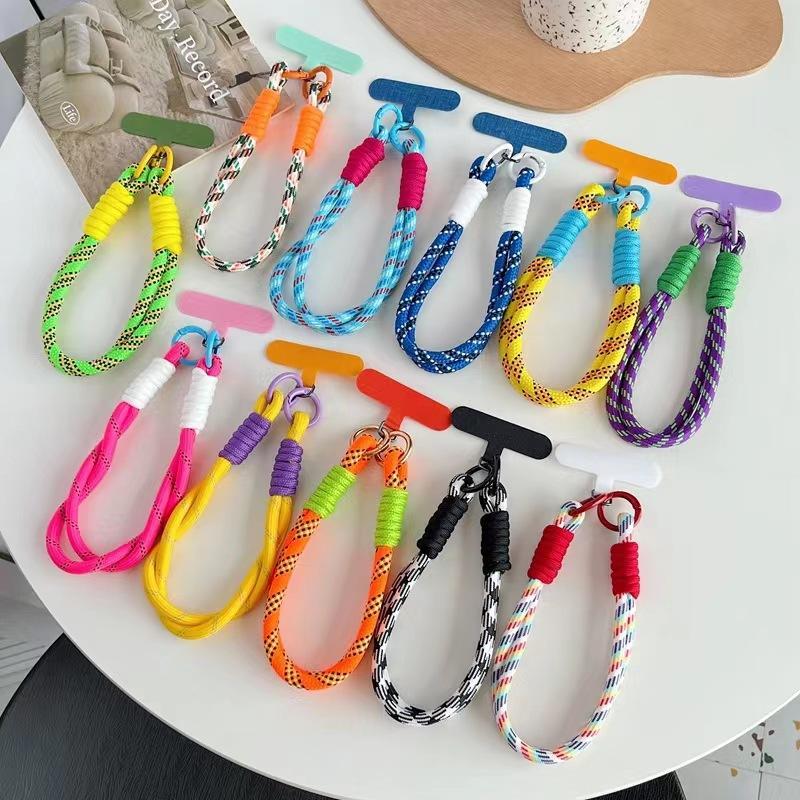 Portable Twisted Rope Phone Lanyard, Anti-lost Phone Strap, Fashionable and Sturdy Wrist Strap, Mobile Phone Case Lanyard, Phone Pendant, Phone Accessories