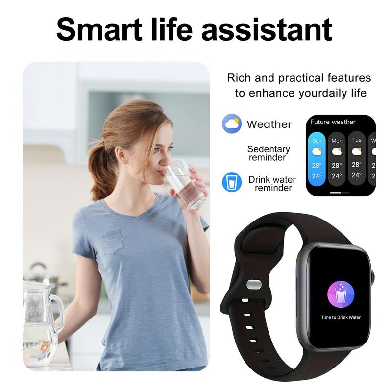 Multifunctional Wireless Call Smart Watch, Fashion Digital Watch with Multiple Sports Modes, Sports Watch Compatible with iPhone & Android