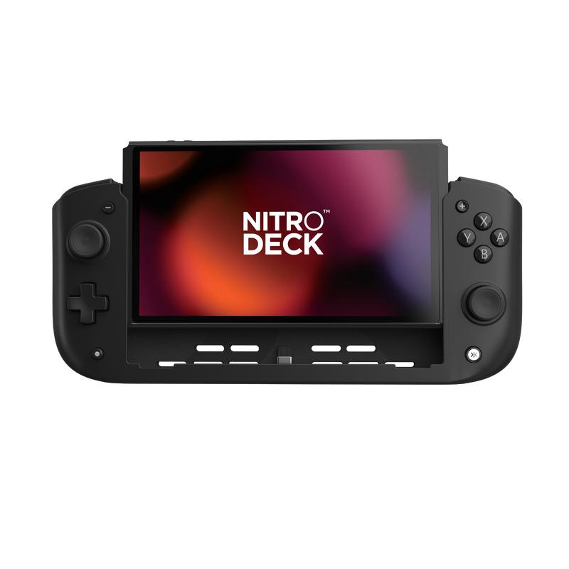 Nitro Deck For Switch & OLED Switch - Professional Gaming Controller - No Stick Drift (Hall Effect) - Low Latency - Swappable Stick Tops - Re-mappable Back Buttons - Motion Controls - Rumble Support - Turbo Function & More!