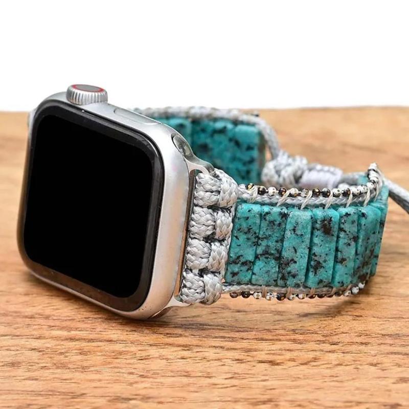 Aqua Eclipse Boho Apple Watch Band