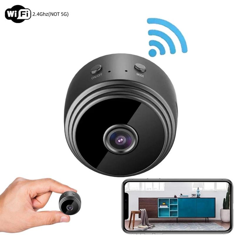 Indoor Security Camera, HD Wifi Security Camera Support PIR Motion Detection & IR Night Vision Loop Recording, Wireless Security Camera Suitable for Home, Apartment, Warehouse, Factory, Store