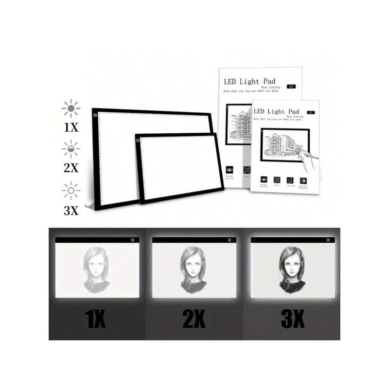 Tech Nova     A3 Size Copy Board Digital Graphics Drawing Tablet With LED Light Box - Ultra-Thin Acrylic (PMMA) Surface For Writing, Painting, Drawing, Tracing, And Copying - Perfect Gift For Artists, Designers, And Students