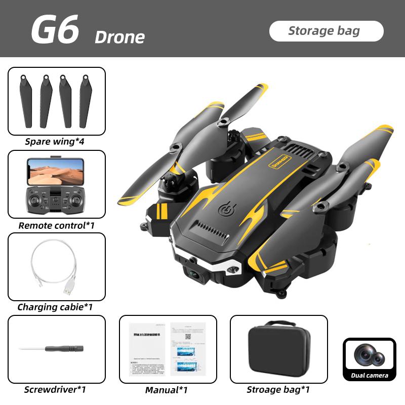 New G6 Professional Foldable Quadcopter Aerial Drone S6 HD Camera GPS RC Helicopter FPV WIFI Obstacle Avoidance Toy Gifts