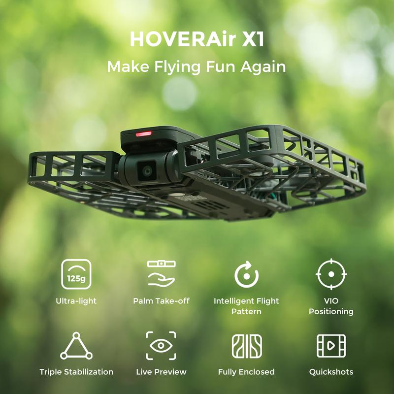 HOVERAir X1 Pocket-Sized Self-Flying Camera