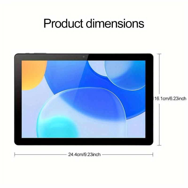 10 Inch Android 12 Tablet, With 6GB DDR (2GB+4GB Expansion)RAM, 32GB ROM, 64GB ROM, 6000MAh, Quad Core Processor, Android Tablet IPS Screen, Camera, Wi Fi, Google, PC, Pad Halloween Christmas Gift