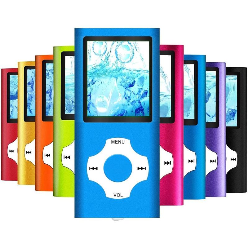 MP3 Player   MP4 Player, Hotechs MP3 Music Player with 32GB Memory SD Card Slim Classic Digital LCD 1.82'' Screen Mini USB Port with FM Radio, Voice Record