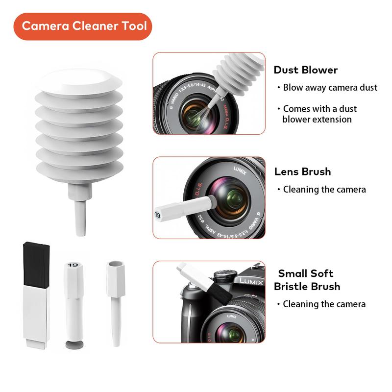 Laptop Phone Screen Cleaner Kit, Computer Keyboard Brush Cleaning Spray for Smartphone iPhone AirPods MacBook iPad, 20-in-1 Electronic Device Clean Tool for Camera PC Monitor Earbud TV Tablet Car Screens(White)