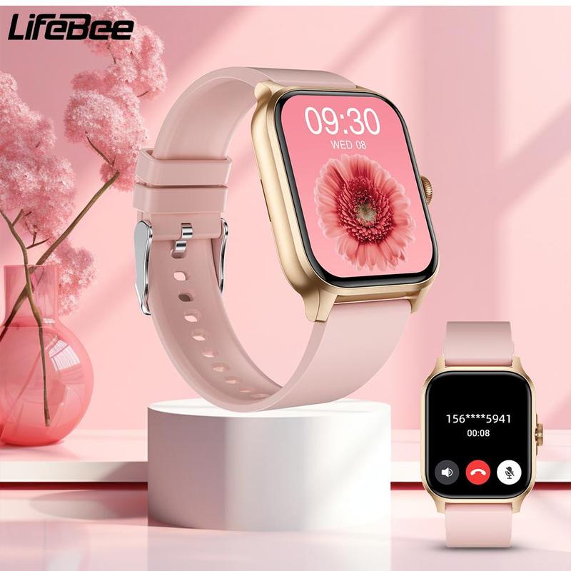 LIFEBEE Mulifunctional Smart Watch, Fashion Digital Watch with 100+ Sports Modes and Sleep Tracking, Fitness Watch, Sports Watch for Women & Men, Stocking Fillers Gift