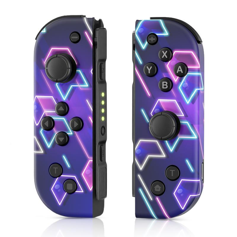 Game Controller for Nintendo Switch, Nintendo Switch Controller  (L R) Joystick Support Turbo Function Compatible with Switch Lite OLED (Purple)