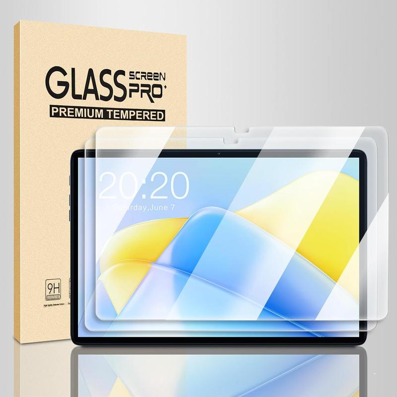 2 Packs Tempered Glass Screen Protector Compatible with Teclast P40HD 10.1 inch Tablet10.1 tablet screen protector for Teclast P40HDHigh Definition Anti-Fingerprint Bubble-Free Application