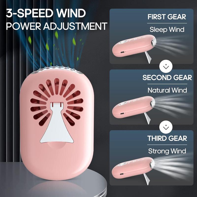 Mini Lash Fan - Portable Eyelash Fan Air Conditioning Blower Lash Fan Dryer for Eyelash Extensions Type C Rechargable Mini Blow Dryer for Nail Extension(Pink)