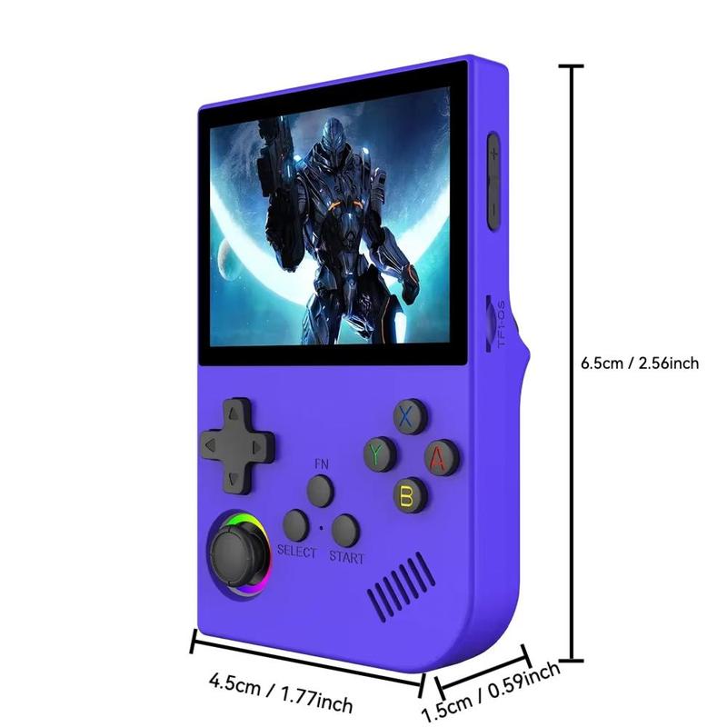 XGB36 Portable Retro Game Console with 3D Joystick, 3.5 Inch Open Source Linux System Handheld Game Console Built-in 45 Simulator for PSP PS1 SFC GBA