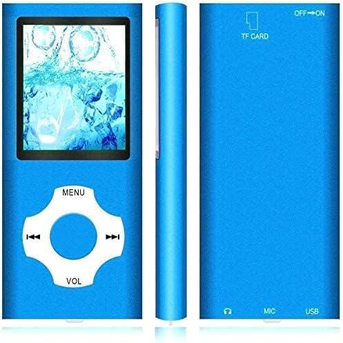 MP3 Player   MP4 Player, Hotechs MP3 Music Player with 32GB Memory SD Card Slim Classic Digital LCD 1.82'' Screen Mini USB Port with FM Radio, Voice Record