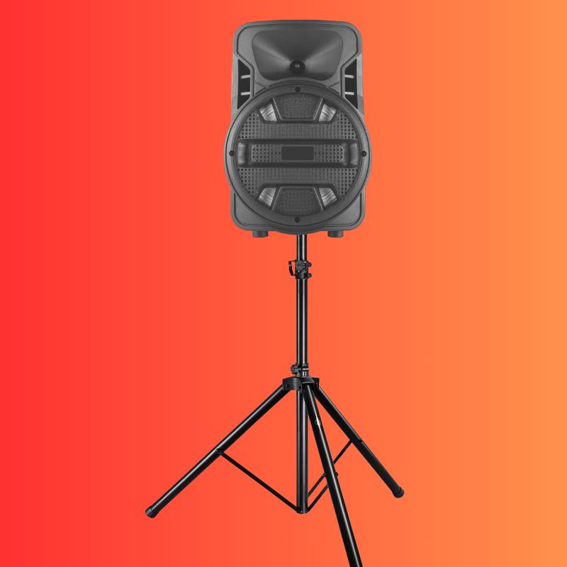 Heavy Duty speaker stand adjustable 3ft-6ft tripod for speakers, cameras, or lighting tools