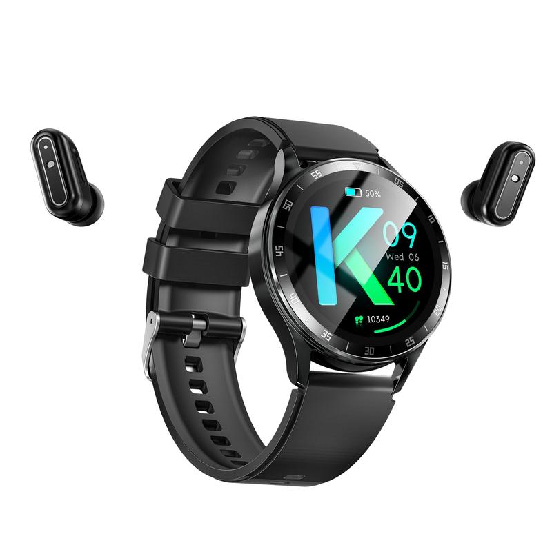 X10 2 In 1 Smart Watch TWS Earphones, Multifunctional Smart Watch with Headset, Fashion Digital Watch with Built-in Earphone, Women & Men Sports Watch