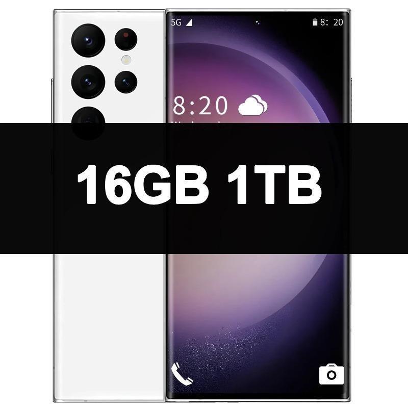 QEK S24 Ultra 5G Smartphone with NFC Smartphone Network 7.3-inch 16GB+1TB Unlocked Android Phone 7000mAh 50MP+108MP Smartphone, Limited Time Offer, Mobile Smartphone