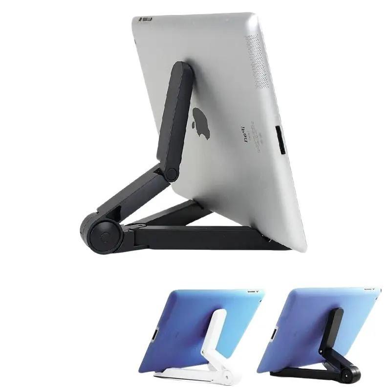 Adjustable Portable Desktop Tablet Mount Holder with Folding Stand