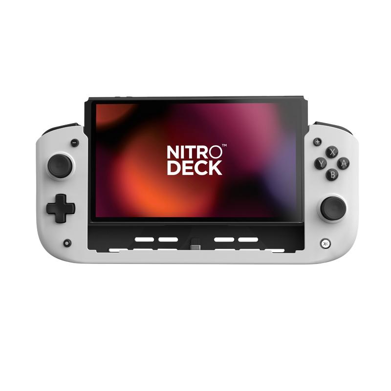 Nitro Deck For Switch & OLED Switch - Professional Gaming Controller - No Stick Drift (Hall Effect) - Low Latency - Swappable Stick Tops - Re-mappable Back Buttons - Motion Controls - Rumble Support - Turbo Function & More!