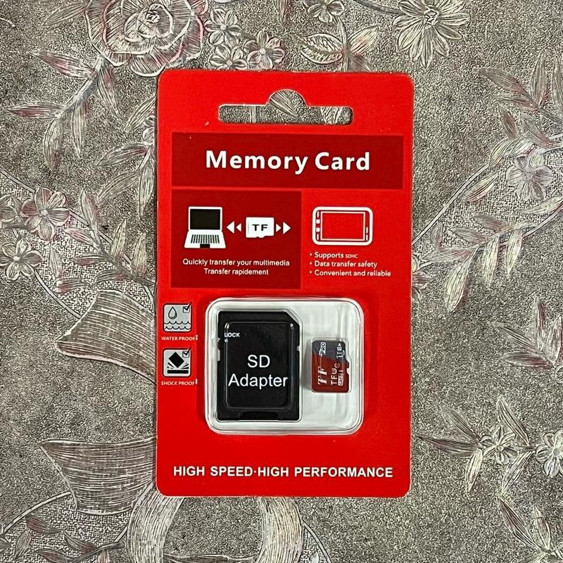 Universal Micro SD TF Flash Memory Card with Adapter (1 TB), High Speed Memory Card, Data Storage Memory Card