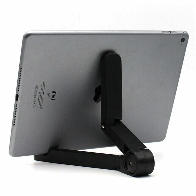 Adjustable Portable Desktop Tablet Mount Holder with Folding Stand