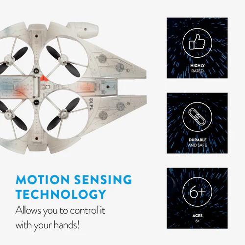 Star Wars Millennium Falcon Motion Sensing UFO Drone Patented Technology