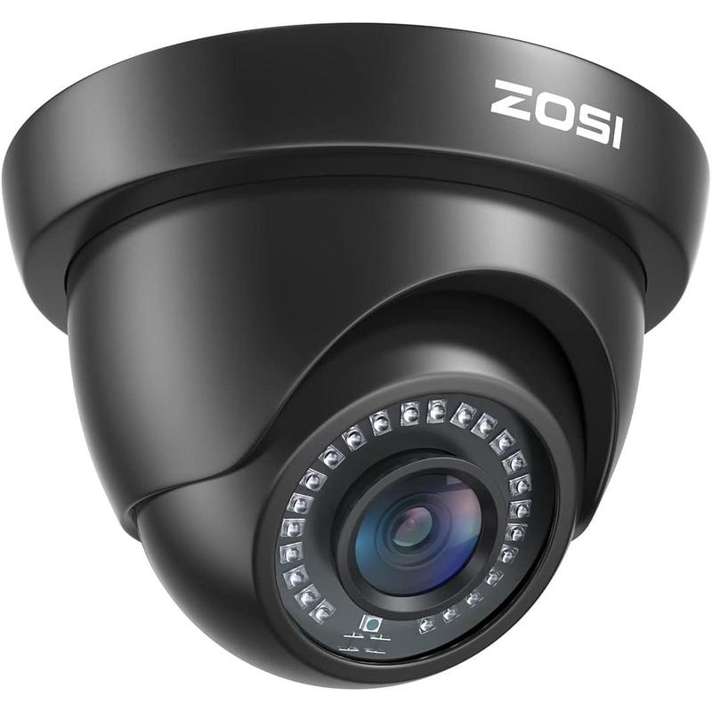 [BlackFriday] ZOSI 1080P HD Security Camera Indoor Outdoor,1920TVL 2.0MP 4-in-1 HD TVI CVI AHD CVBS CCTV Camera,Weatherproof,80ft IR Night Vision,for 960H,720P,1080P,5MP,4K Analog Home Surveillance DVR System