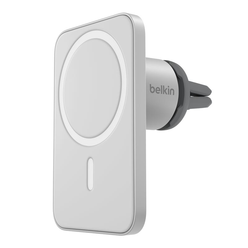 Belkin Car Vent Mount Pro, Magsafe Car Charger Mount, Magnetic Phone Holder Compatible with iPhone 15, 14, 13, 12, View in Any Orientation, High Quality to Keep Devices Safe, Smartphone, Cellphone, Charging Mobile Electronics, car gadgets, car decor.