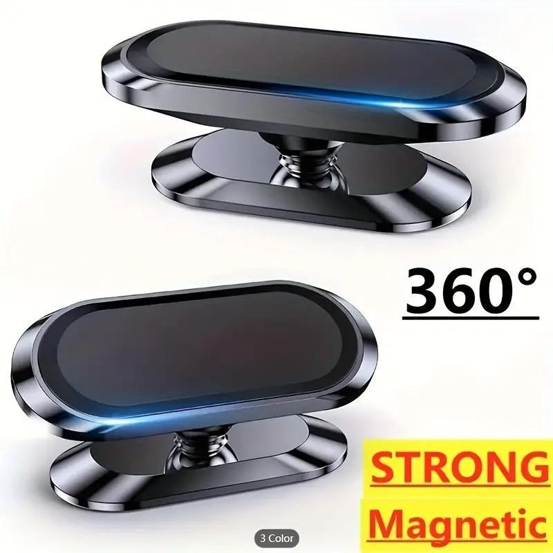 3 Pack Magnetic Phone Holder for Car Dash Magnetic Car Phone Holder Mount 360 Rotation and Easy Installation, Compatible with All Smartphones