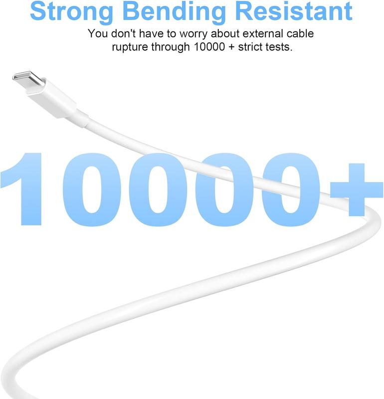 2PCS USB C to C Charging Cable 4ft 60W, Type C to Type C PD Fast Charger Cord,for iPhone 15 16,15 16 Pro,15 16 Plus,15 16 Pro Max,for MacBook Pro Air,for iPad Air 4 5,Mini 6 Pro12.9in 11in