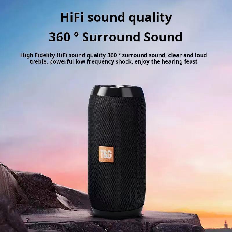 T&G Bluetooth Speakers, 40W Loud Portable Wireless Speaker, Waterproof Shower Speakers with Bluetooth 5.3, Deep Bass, LED Lights, Stereo Pairing for Home Party Outdoor Beach, Gift Ideas Audio Rechargeable Usb Smartphone