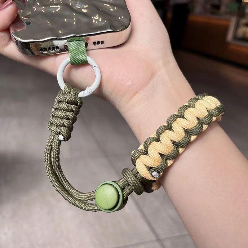 Portable Phone Lanyard, Braided Rope Design Phone Strap, Anti-lost Cellphone Charm, Phone Wrist Strap, Phone Accessories for iPhone & Android