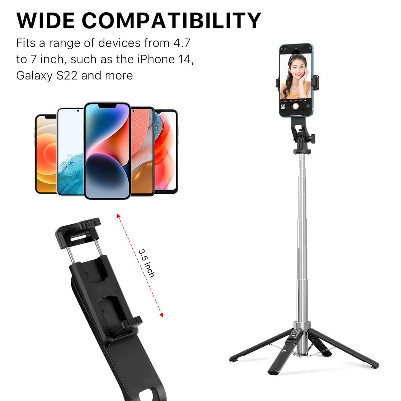 MyBat Pro Picture Perfect Selfie Stick & Tripod - Black