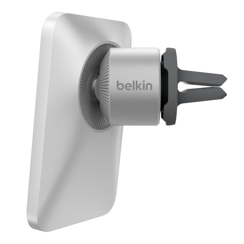 Belkin Car Vent Mount Pro, Magsafe Car Charger Mount, Magnetic Phone Holder Compatible with iPhone 15, 14, 13, 12, View in Any Orientation, High Quality to Keep Devices Safe, Smartphone, Cellphone, Charging Mobile Electronics, car gadgets, car decor.