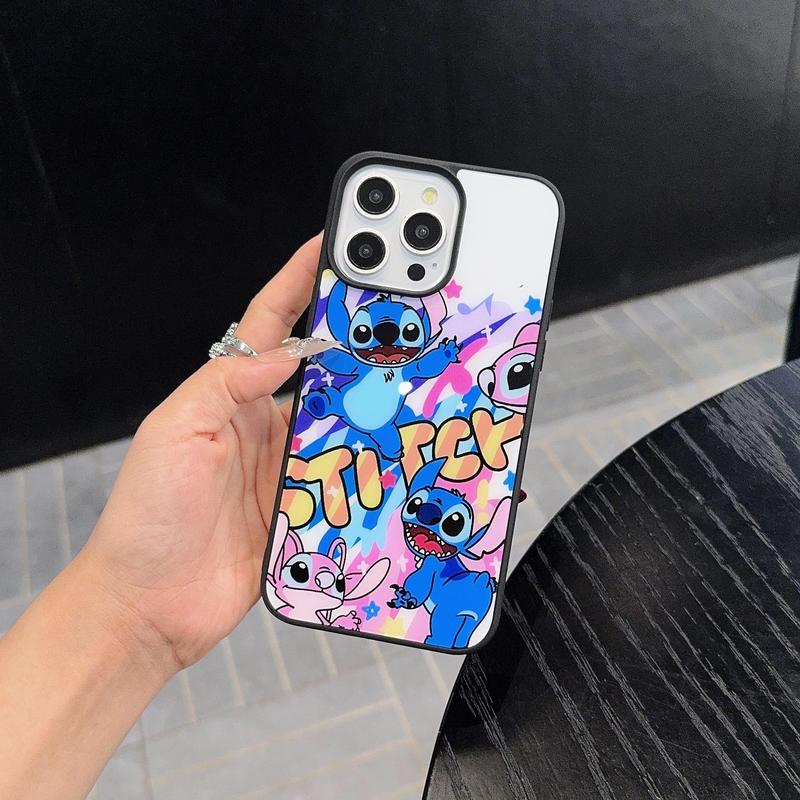 DISNEY Cartoon Pattern Phone Case, Decorative Phone Protector Cover, Phone Accessories Compatible with iPhone 11 12 13 14 15 16 Pro Max